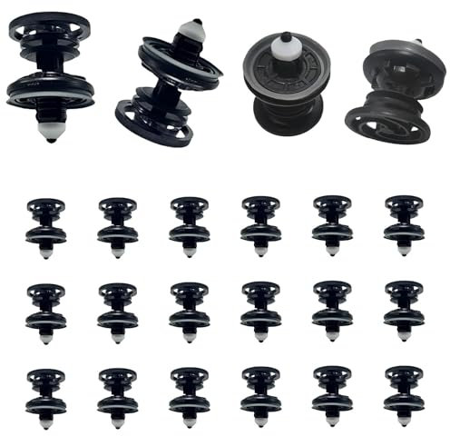 Juego de 22 Clips de Grapas Coche Paneles de Puerta, Clips de Fijación para VW T5, 7L6868243, Clips de Montaje para T5, A1 A4 A5 A6 A7 A8 Q5 Q7 RS5, Golf 5 6 7, Polo