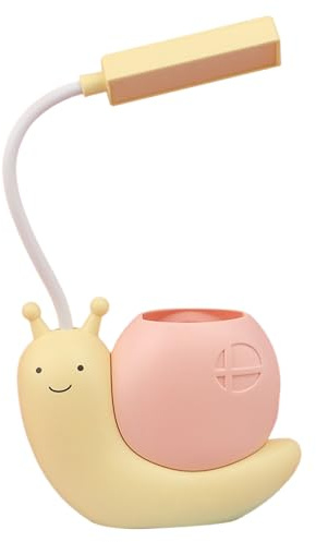 Kinder-Schreibtischlampe, LED-Schreibtischlampe, Wiederaufladbar, Mini-Schreibtischlampe, Niedliche Lampe, Tragbare Leselampe, Augenschonende Tischlampen, Kinder-Nachtlicht Für Schlafzimmer(Gelb)