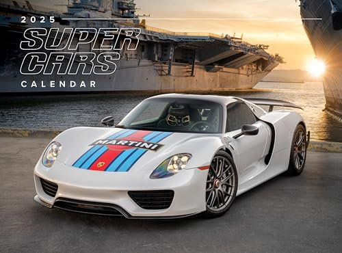 Silver Creek Press Kalender 2025 Super Cars - Atemberaubende Fotografie - Luxus Sport Traumauto Wandkalender 2025 - Ideal für Zuhause, Büro, Garage - Geschenk für Auto-Enthusiasten