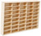 harayaa Wooden Storage Divider Box, Wall Mounted Toy Car Storage Car Display Shelf, Tabletop Box for Doll Home Model Car, 40 Grid