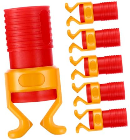 DOITOOL 6pcs Screw Holder Clamp Tool for Woodworking Screw Gripper for Holding Screws Plastic Screw Holder Sleeve for Drill Attachment
