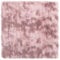 vidaXL Tapis Shaggy à Poils Longs Rose poudré 200x200 cm Polyester, Tapis, Tapis de Chambre, Tapis Moderne, Tapis de Salon, Tapis Moelleux