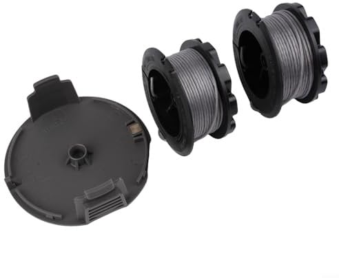 Fauhapyway 18 Grass Line Spool For Bosch String Trimmer Replacement Kit GrassCut 18-26 18-260 High Efficiency Spools With Protective Covers 6.1m/20ft Refill