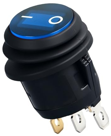 Fahoujs Impermeabile IP65 Piccolo Rocker Interruttore 220 V 16A Costruzione Rettangolare Accessori Per Progetti E Sostituire Interruttori Elettrici