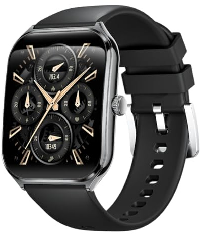 Smartwatch Smartwatch Ultra Sottile Uomo Donna Schermo AMOLED 1.96, Monitor Salute, Chiamata Bluetooth, Notifiche messaggi, Impermeabile iP67-Android iOS