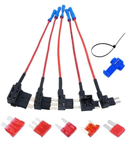 Porte-fusible de lame voiture petite et moyenne taille 12V, adaptateur robinet circuit supplémentaire 1A ~ 40A, boîte ATM Standard(30A,M)
