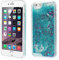 Shot Case - Hard Glitter Case for iPhone 6 Liquid Water Sand Star Protection Blue