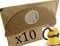 bartyspares® 10 x Strong Dust Bags for Karcher WD2.200 MV2 IPX4 WD2240 Vacuum Cleaner Hoover