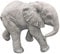 gartendekoparadies.de Afrikanische Elefanten-Kuh, Steinfigur, H. 33 cm, 21 kg, Grau, frostsicher aus Steinguss für Außenbereich