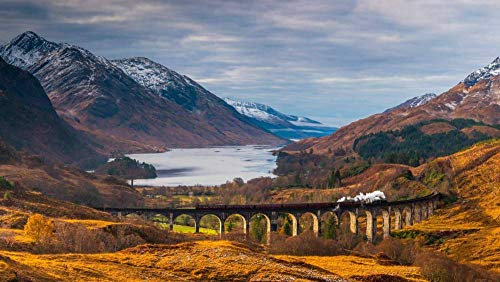 PANDABOOM Puzzles For Adults 1000 Pieces, Glenfinnan Viaduct, Scotland, Jigsaw Puzzles (75 X 50 Cm)