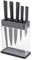 KUHN RIKON Colori+ Mixed Knife Set with Vision Block, Grey