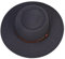 JK Home Fedora Sonnenhut mit breiter Krempe, aus Wollfilz, für Strand, Prinzessin, Glocke, Derby, Kirche, Party, Fischerhüte, A: Dunkelgrau, Einheitsgröße