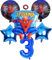Spiderman Luftballon 3. Geburtstag,6pcs Spiderman Ballons,Spiderman Geburtstags Luftballons,Spiderman Geburtstagsdeko Set,Spiderman Geburtstagsdeko für Mädchen Jungen Geburtstagsfeier