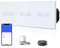 BSEED Smart Alexa 3 Fach Dimmer Lichtschalter,Kompatibel mit Tuya/Google Home/SAMRT LIFE Weiß,Verdreifachen Dimmerschalter mit Touch Panel Weiß,APP Fernbedienung und Timer Funktion