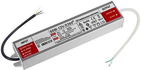 KSIBNW LED Trafo 12V 100W Netzteil Adapter Transformator, Wasserdicht IP67 LED Trafo,Extra Dünn Netzteil Trafo Schaltnetzteil für LED Streifen,AC 230V to DC 12V