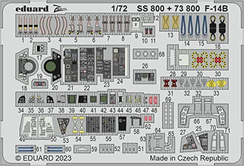 Eduard Accessories SS800 - 1:72 F-14B 1/72 ACADEMY - Neu