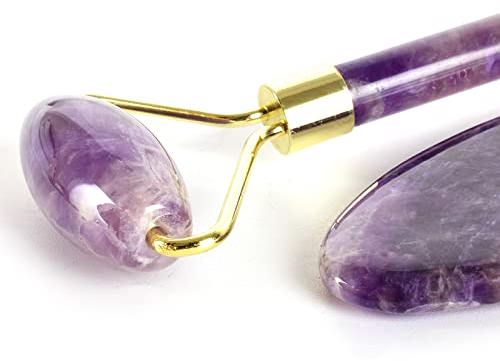 Amethyst Face Massage Roller Naturstein Jade,Guasha2