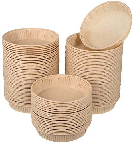 Luxshiny 100pièces Mini Moules à Non-adhésifs Doré Pour Gâteaux Et Desserts Individuels