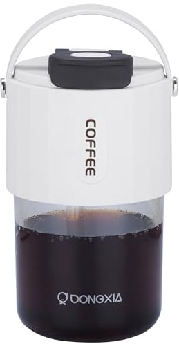 BELLE VOUS Tazza Plastica Bianca con Coperchio e Cannuccia - Bicchiere Portatile da 400 ml Senza BPA - Tazza a Prova di Perdite per Caffè Freddo, Tè, Succhi, Acqua, Frullati e Bevande Calde/Fredde