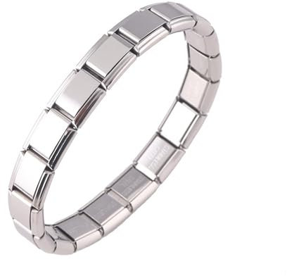 GAUEIOUR Stainless Steel Elastic Bracelet,European and American Fashion Classic Creative Bracelet,Small and Luxurious Silver Bracelet,Versatile Adjustable Men and Women Bracelet