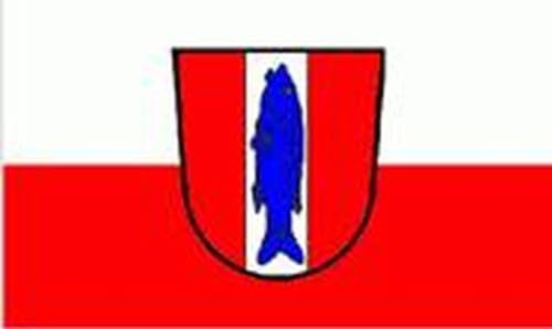 Aufkleber Kaiserslautern Flagge Fahne 8x5 cm Autoaufkleber Sticker