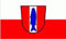 Aufkleber Kaiserslautern Flagge Fahne 8x5 cm Autoaufkleber Sticker