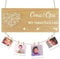 Bilderrahmen Oma, Herzform Oma Geschenke, Hängender Holzschild Mit Spruch, Fotoseil Und Holz Klammern, für Heimdekoration, Muttertag, Geburtstag, oder Weihnachten