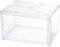 QUARKZMAN 6 Stück PMMA Schuhvitrine 14,17x10,63x8,66 Zoll PP Transparente magnetische Seitentür zum Öffnen Stapelbare Vitrine für Schuhschrank Aufbewahrungsbox