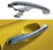 Car Exterior Chrome Door Handle for Fiat 500, Offside Right Driver & Left Passenger Side, 735592026 735592012 Outer Door Handle Compatible with Fiat 500 2007-2016 (Left)
