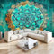 Art Fototapete Altägyptische Schrift Mandala-Druck Vlies Tapeten Wandtapete 200x140 cm Moderne Wanddeko Design Wand Dekoration Wohnzimmer Schlafzimmer