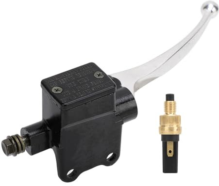 AOWINHIT Leva Pompa Freno Destra, Senza Soluzione di continuità, Sostituzione Adatta per Scooter PX 125 200 Star Stella LML 4T, Leva Frizione Freno Moto,Altri strumenti e accessori per la pesca