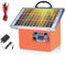 32KM Solaire Cloture Electrique pour Animaux,Puissante 9500V electrificateur de cloture,electrificateur secteur Pour ÉLevage D'Animaux Cheval Vache Moutons,Pour ferme jardin pâturage