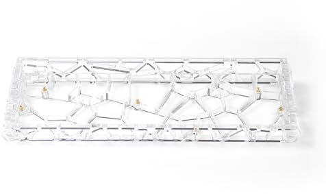 Sumgsn Mechanische Tastatur Gehäuse Transparentes Tastaturgehäuse Kompatibel mit Wooting60/HM66/Mad60/M6lite/Rakka Tastatur (Transparent)