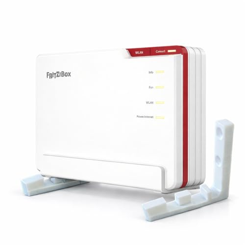 Wandhalterung kompatibel mit Fritz!Box 5690 Pro/Fiber – Router Halterung aus robustem Kunststoff, passgenau, einfache Montage – DIY, 3DMB