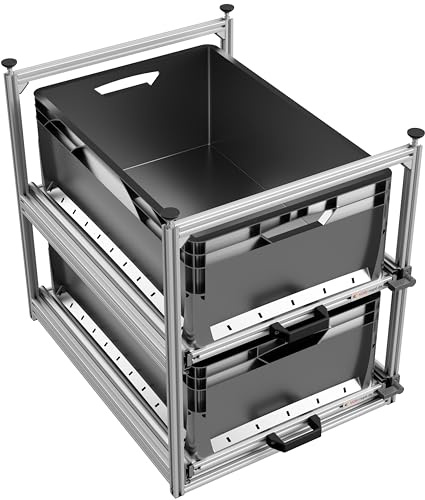 VOBI Wohnmobil Regal Regalsystem Tower 4-600, mit Auszügen, 475x610 mm (2 Auszüge)