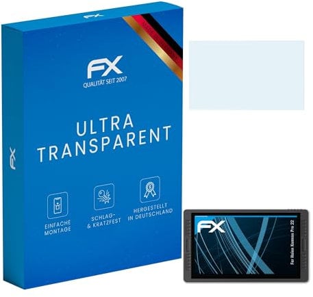 atFoliX Film Protection d'écran compatible avec Huion Kamvas Pro 22 Protecteur d'écran, ultra-clair FX Écran protecteur (2X)