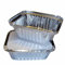 Ayn Al Madina Aluminum Foil Food Storage Containers with Lids Pack of 100 - No1 (12.2 x 10 x 3.3cm), Mini Loaf Pans, Oven Trays - Food Container for Meal Prep, Takeaway, and Airfryer Cooking