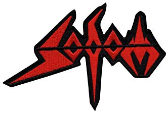 Sodom Red Aufnäher Besticktes Patch zum Aufbügeln Applique
