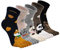ZFSOCK Zehensocken Damen Baumwolle Five Finger Running Sport Socken Bunt Lustig Punkte Socken Zehen Einzeln Laufen Arbeit Socken 36-41, 5 Paare(4/7 Jahre)
