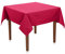 Tischdecke Baumwolle Linon - Uni, Einfarbig, Baumwolltischdecke, Tischtuch, Tischdeko (Pink, 100x100 cm)