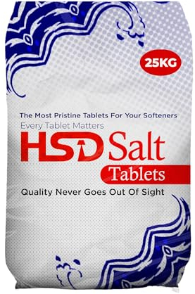 hydrosoft tablets 25kg, water softener salt tablets 25kg | Compatible to All hydrosoft salt tablets 25kg | Food Grade 100% Genuine British hydrosoft salt tablets Of Premium Quality 1 pack
