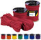 EDCX 4 mm Polyester Paracord 550 25+ Farben (15, 30 und 50 m) – Typ III, 100% Nylonseil, 7 Litzen Seil, 4mm Nylonseil in vielen Farben | Solid Colors (Red, 15 m)