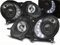 CR-Lights LED Scheinwerfer Set in chrom für Mercedes W211 E-Klasse 03.2002-04.2006 VorMOPF