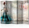 murando Akusticher Raumteiler Betonoptik 225x172 cm beidseitig auf Vlies-Leinwand Bedruckt Trennwand Spanische Wand Sichtschutz Raumtrenner Design Motivation Create Yourself m-C-0330-z-c