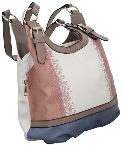 Jewels of Style T4246-WHT JOS Damen Henkeltasche 25,00x25,00x7,00 cm (BxHxT), Größe 1