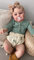 MineeQu 50cmPremie Baby Größe Hand Zeichnung Haar süßes Lächeln Wiedergeborene Puppen Silikon Vinyl Ganzkörper realistische Neugeborene Mädchenpuppen Echt Aussehen Kuschelig Körper Anatomisch Korrekt