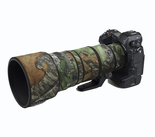 ROLANPRO Wasserdichter Tarnüberzug kompatibel mit Nikon Z 400mm f/4.5 VR S, Objektivschutz für Naturfotografie und Vogelbeobachtung - #17 Dschungel Camouflage