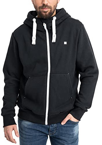 Deproc Active Herren Sweatjacke mit Kapuze Kapuzenjacke Zip Kapuzenpullover Fleecejacke Windbreaker Hoodie mit Reißverschluss FinnCMYK