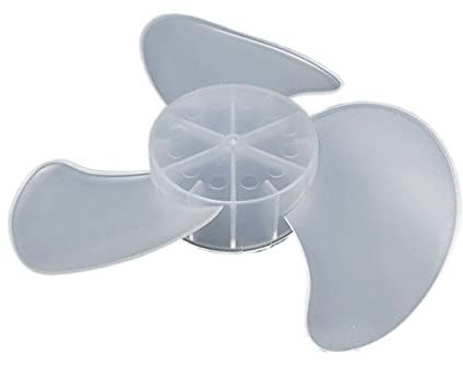 vsilay Mini Fan Blade, Plastic Fan Blade Replacement Small Power Hair Dryer Fan Leaves Fan Motor Accessories