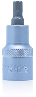 CCLIFE punte per bussole, manicotto esagonali, adattatore interno esagonale 6 mm,bussole in acciaio CRV bussole esagonali